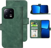 Xiaomi 13 5G Flip Wallet Case - PU Leather TPU Bumper, Shockproof Protection, Card Slots - FIXgenie